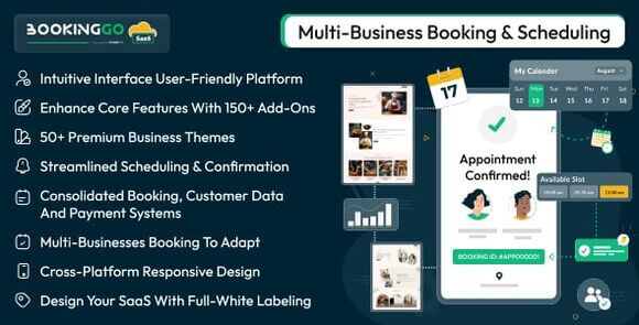 BookingGo SaaS Multi Business Appointment Booking and Scheduling