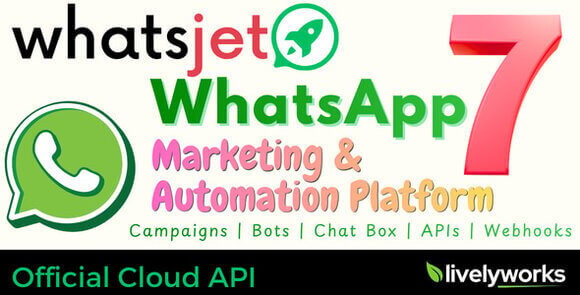 WhatsJet SaaS A WhatsApp Marketing Platform with Bulk Sender